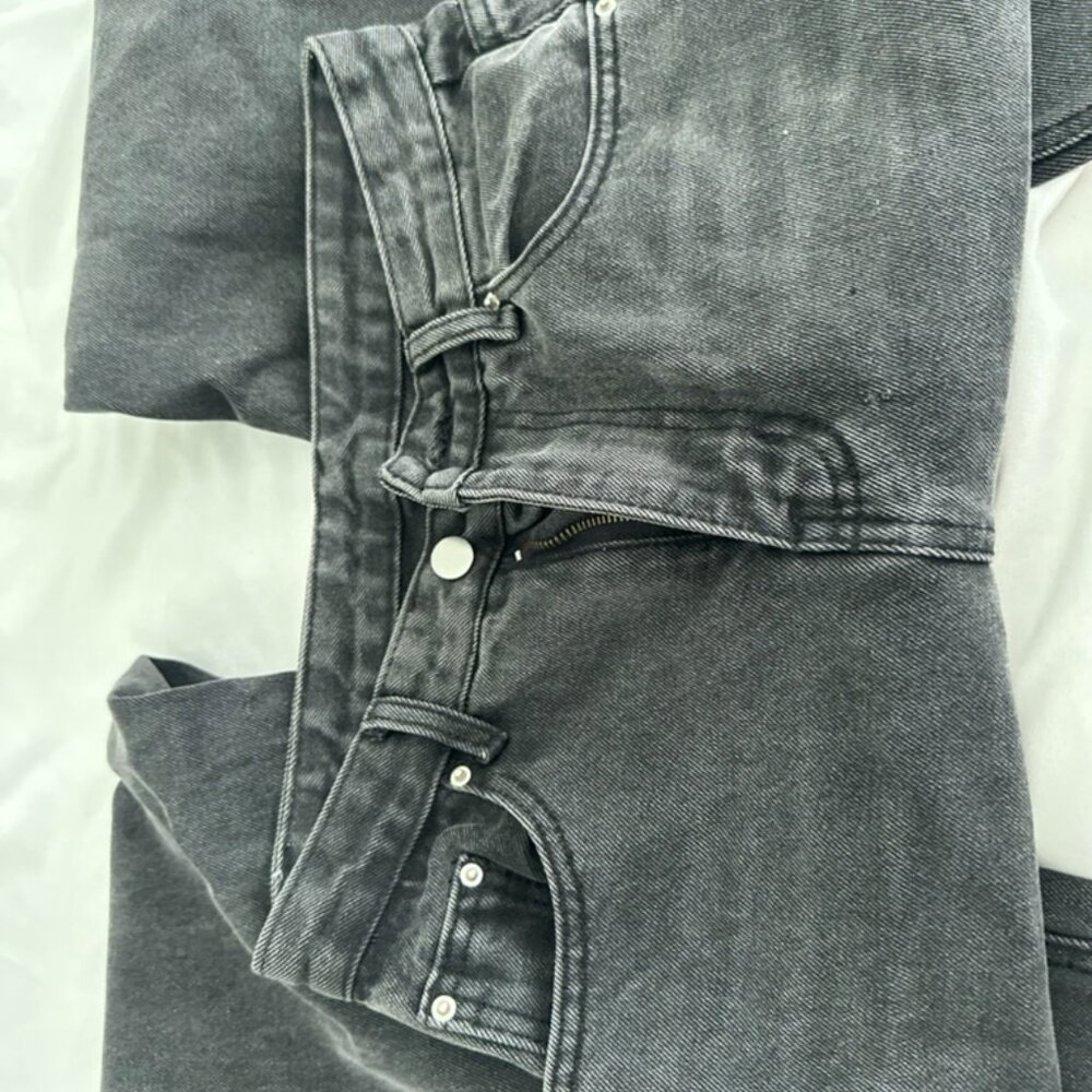 Black High Rise Ripped Jeans - Picture 3 of 3